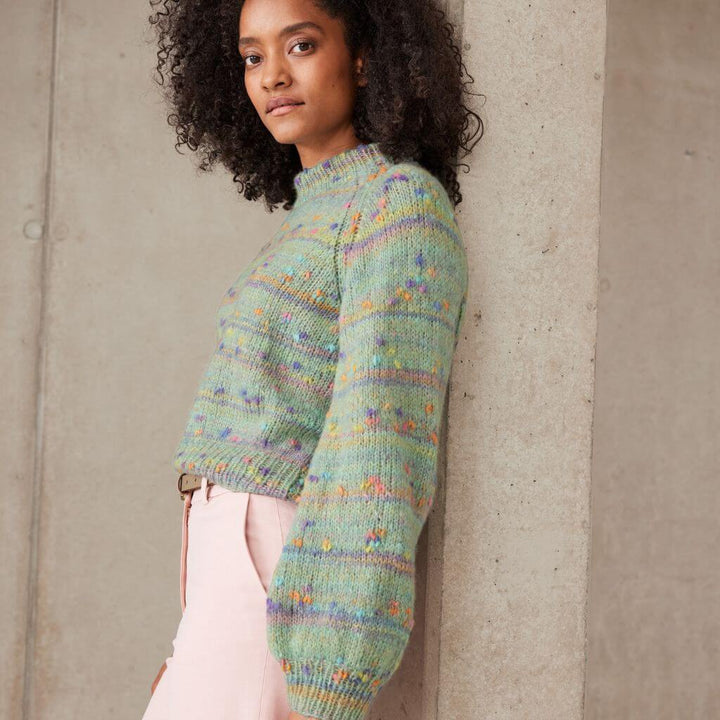 Lana Grossa Farbenfroher Pullover Strickanleitung - Lana Grosse (Heft) bei bei bei bei bei bei bei bei bei bei Lieblingsgarn