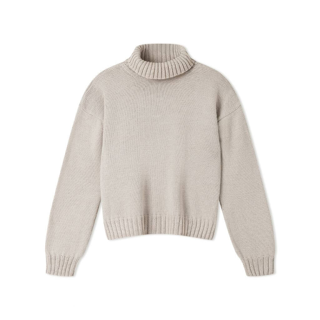 Lana Grossa Rollkragenpullover mit Seitenschlitz Strickanleitung – Bild 2 von 5 bei bei bei bei bei bei bei bei Lieblingsgarn