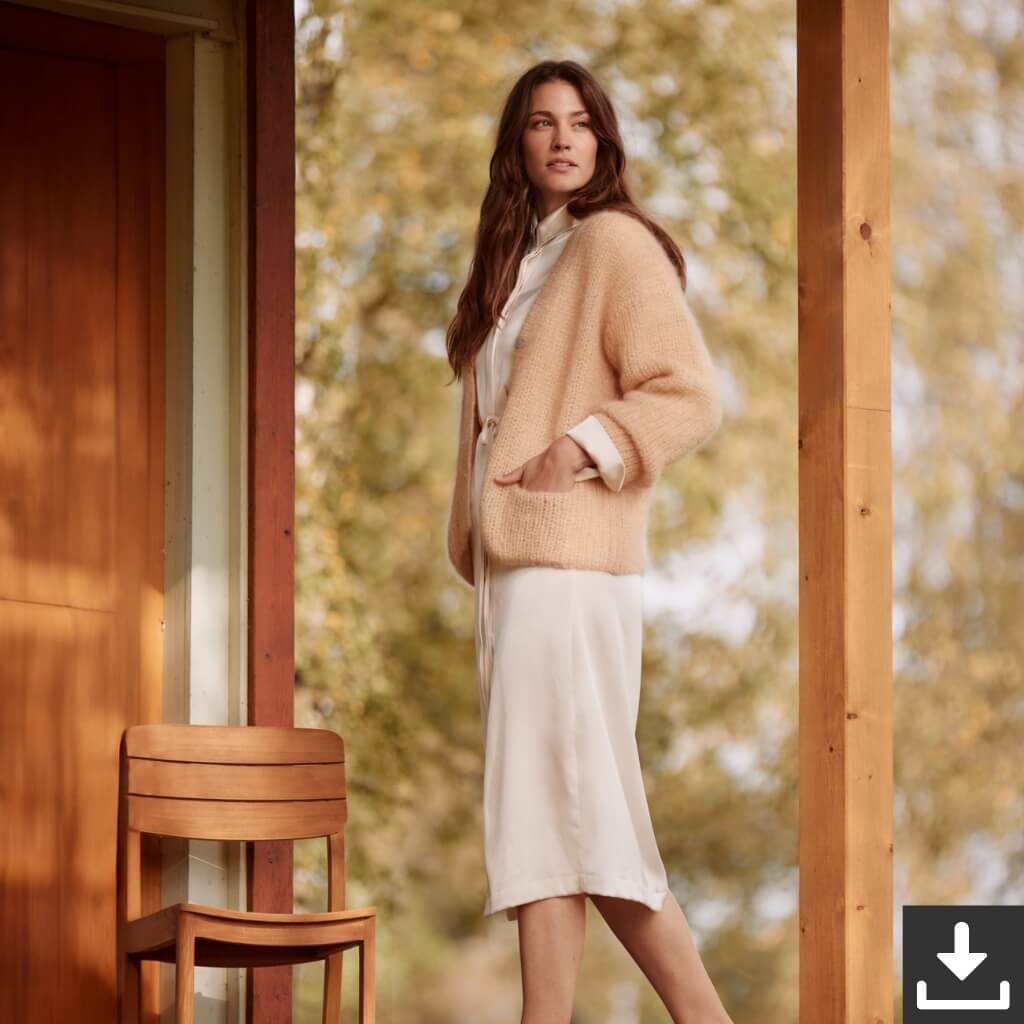 Lana Grossa Damen Strickjacke Strickset - Lana Grossa (PDF) bei bei bei bei bei bei bei bei bei bei Lieblingsgarn