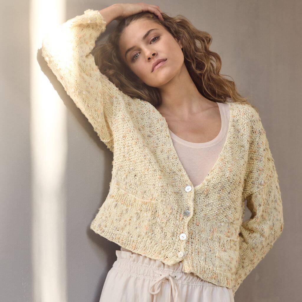 Lana Grossa Pattern Jacke aus reiner Baumwolle Strickanleitung - Lana Grossa (Heft) bei bei bei bei bei bei Lieblingsgarn