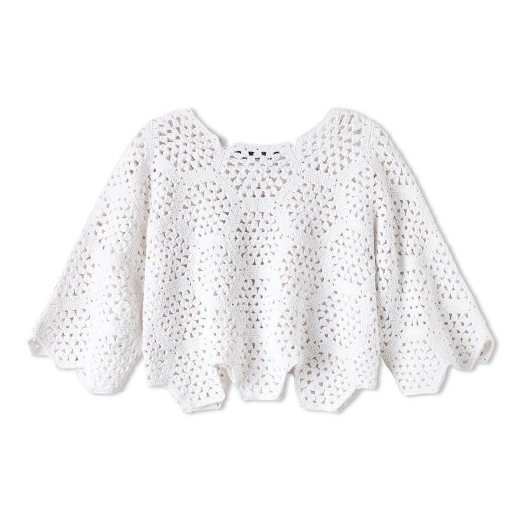 Lana Grossa Pattern Shirt mit Sechseck-Motiven Häkelanleitung - Lana Grossa (Heft) bei bei bei bei bei bei bei Lieblingsgarn