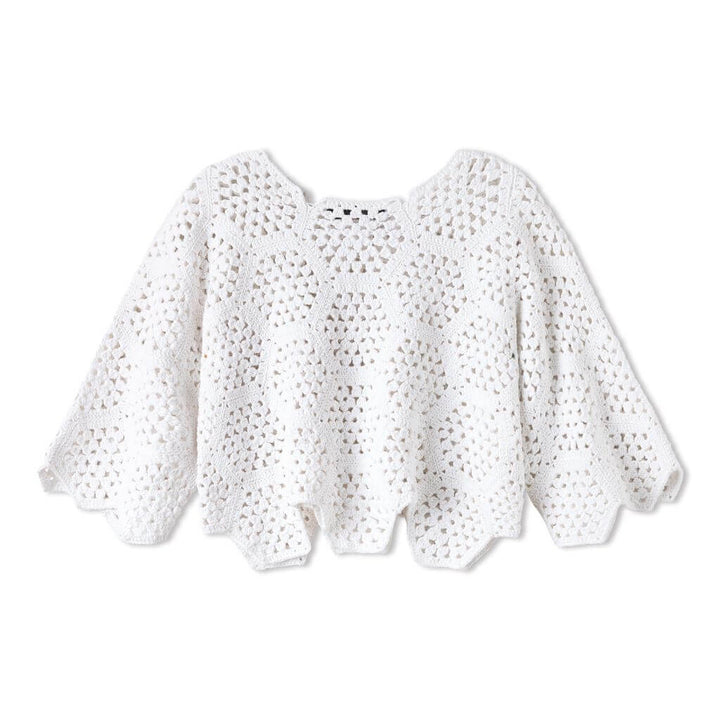 Lana Grossa Pattern Shirt mit Sechseck-Motiven Häkelanleitung - Lana Grossa (Heft) bei bei bei bei bei bei bei Lieblingsgarn