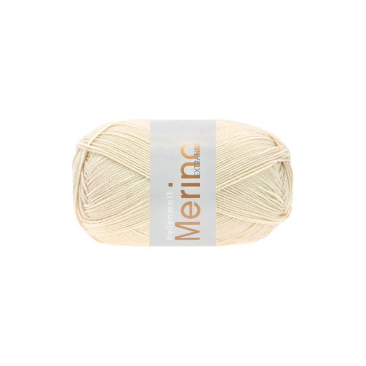 Lana Grossa Meilenweit 100 Merino extrafine, Farbe 2425 Hellbeige – Merino und Polyamid bei Lieblingsgarn