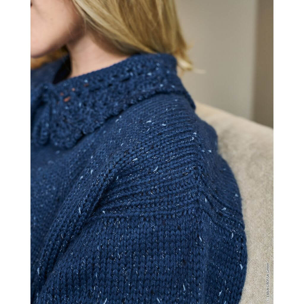 Lana Grossa Pattern Raglanpullover mit Stehkragen Strickanleitung - Lana Grossa (Heft) bei bei bei bei bei Lieblingsgarn