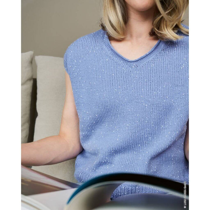 Lana Grossa Pattern Pullunder mit V-Ausschnitt Strickanleitung - Lana Grossa (Heft) bei bei bei bei bei bei bei Lieblingsgarn