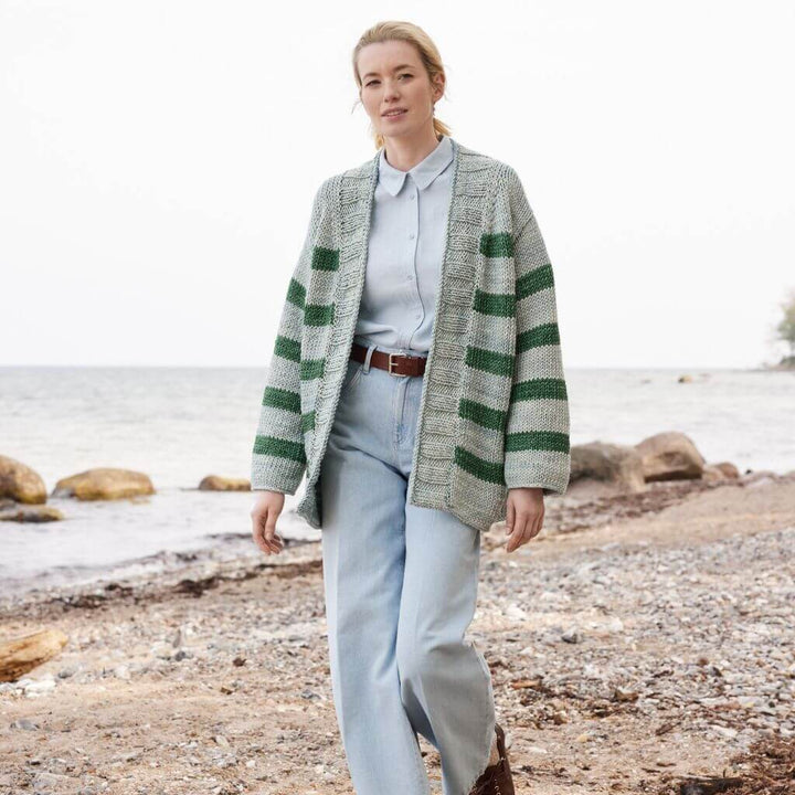 Lana Grossa Top Down Streifenjacke Strickanleitung - Lana Grossa (Heft) bei bei bei bei bei bei bei bei bei bei Lieblingsgarn