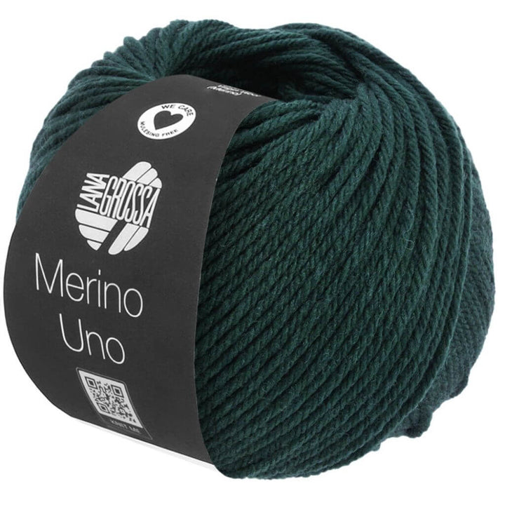 Lana Grossa Merino Uno 50 g, Farbe 85 Tiefseegrün – Merino bei Lieblingsgarn