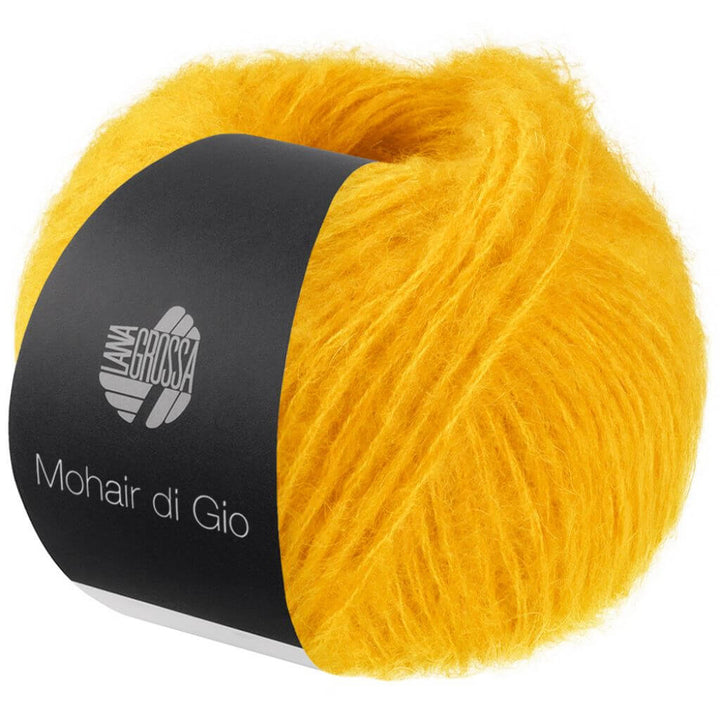 Lana Grossa Mohair Di Gio, Farbe 20 Dottergelb – Merino und Mohair bei Lieblingsgarn