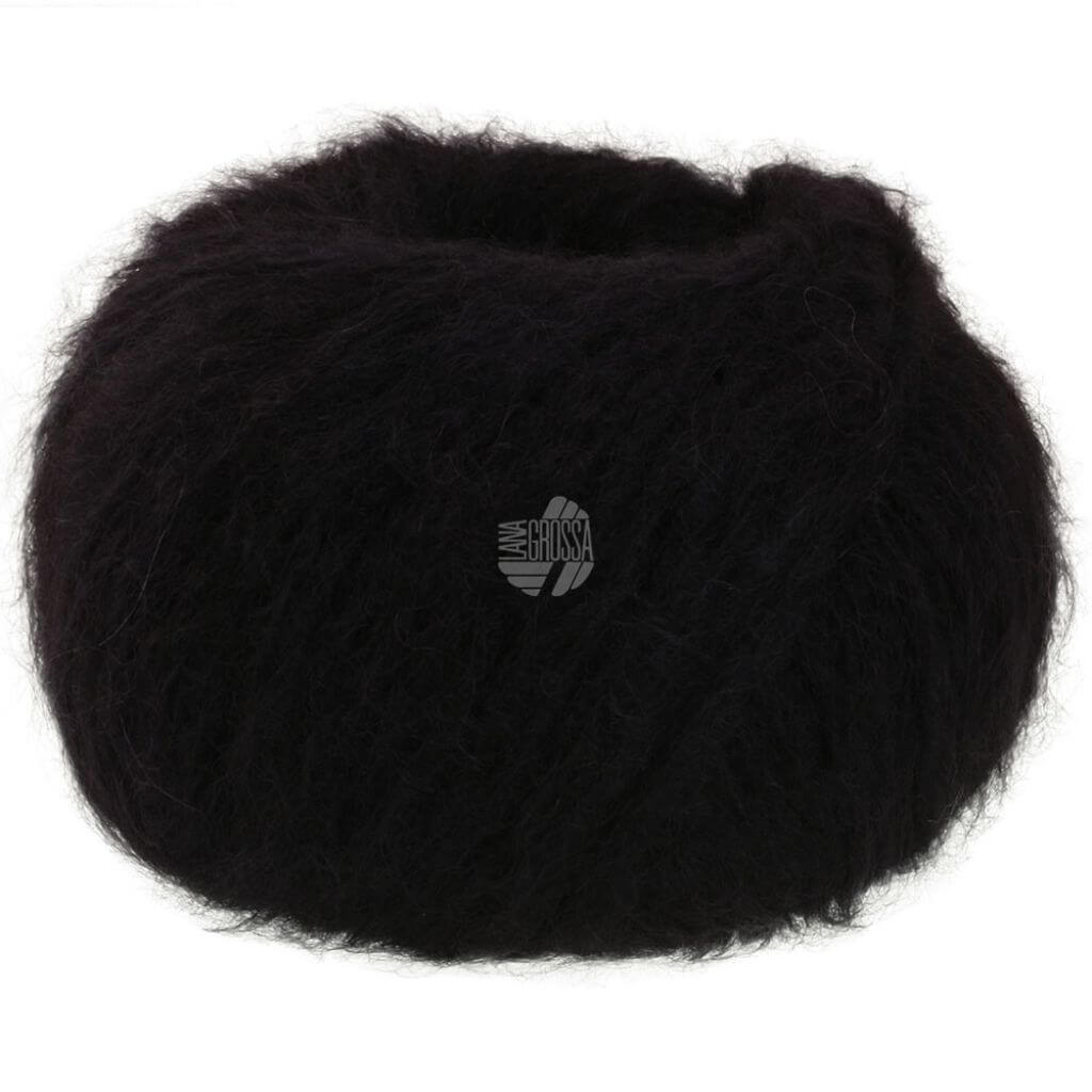 Lana Grossa Mohair Di Gio, Farbe 16 Schwarz – Merino und Mohair bei Lieblingsgarn