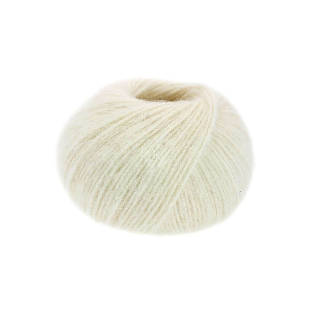 Lana Grossa Natural Alpaca Pelo, Farbe 1 Rohweiß – Alpaka, Baumwolle und Merino bei Lieblingsgarn