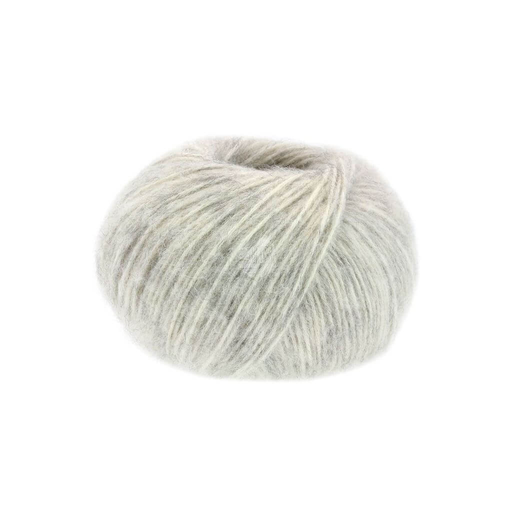 Lana Grossa Natural Alpaca Pelo, Farbe 2 Rohweiß/Zartgrau – Alpaka, Baumwolle und Merino bei Lieblingsgarn