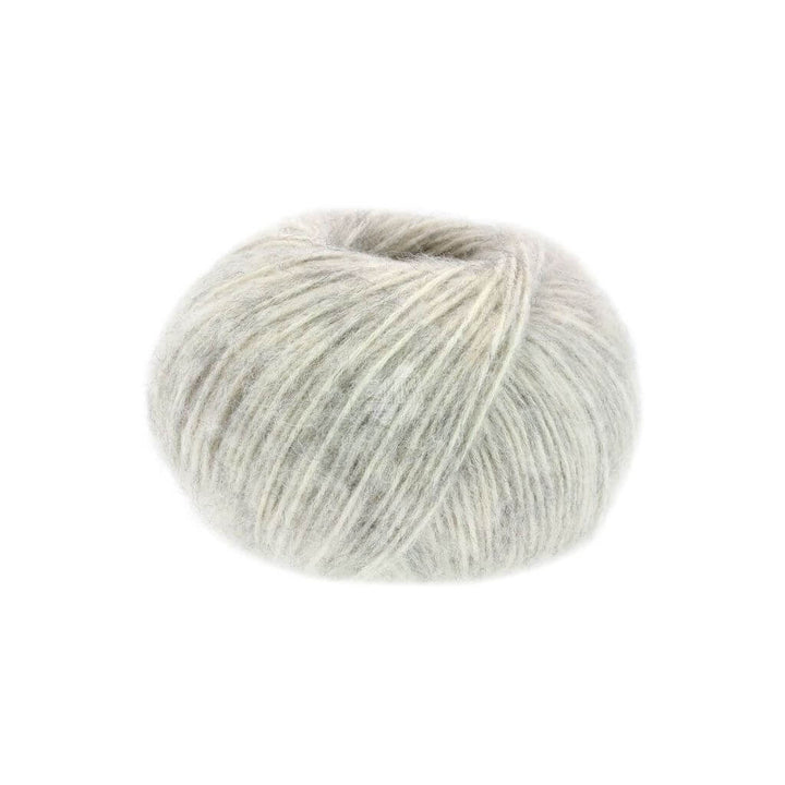Lana Grossa Natural Alpaca Pelo, Farbe 2 Rohweiß/Zartgrau – Alpaka, Baumwolle und Merino bei Lieblingsgarn