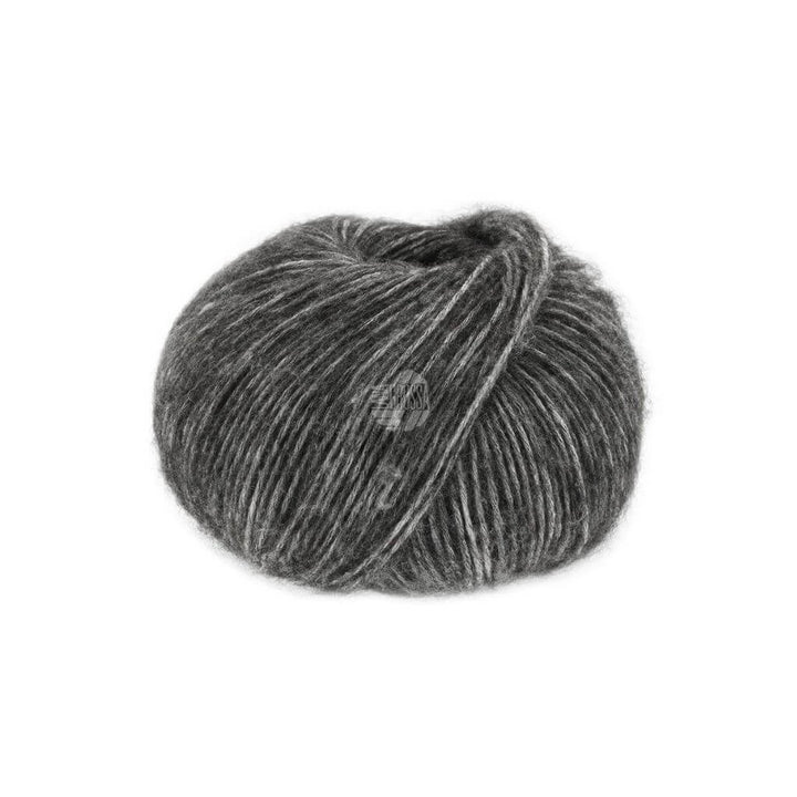 Lana Grossa Natural Alpaca Pelo, Farbe 4 Dunkelgrau meliert – Alpaka, Baumwolle und Merino bei Lieblingsgarn