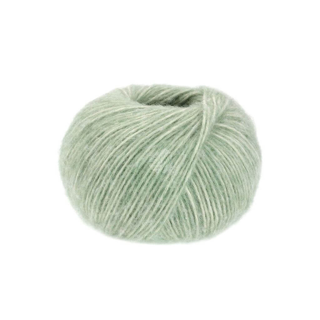 Lana Grossa Natural Alpaca Pelo, Farbe 14 Mint meliert – Alpaka, Baumwolle und Merino bei Lieblingsgarn