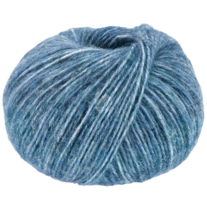 Lana Grossa Natural Alpaca Pelo, Farbe 35 Dunkelpetrol meliert – Alpaka, Baumwolle und Merino bei Lieblingsgarn