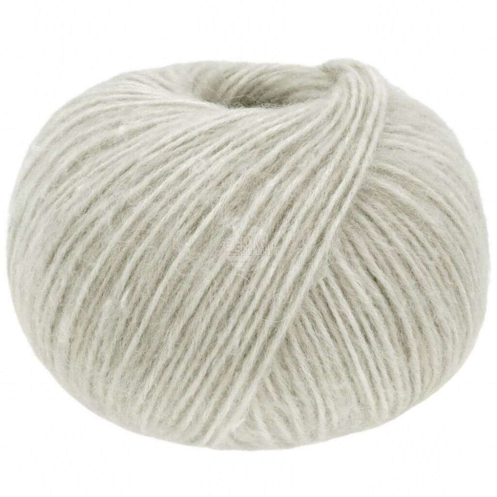 Lana Grossa Natural Alpaca Pelo, Farbe 36 Rohweiß/Lichtgrau – Alpaka, Baumwolle und Merino bei Lieblingsgarn