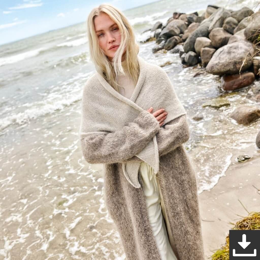 Lana Grossa Pattern Elegantes Dreieckstuch Strickset - Lana Grossa (PDF) bei bei bei bei bei bei bei bei bei Lieblingsgarn