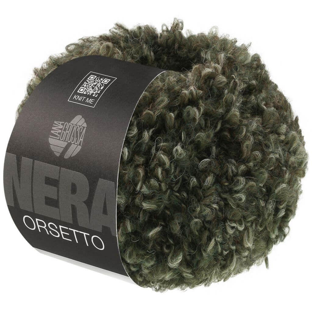 Lana Grossa Orsetto, Farbe 108 Wald /Graugrün bei Lieblingsgarn
