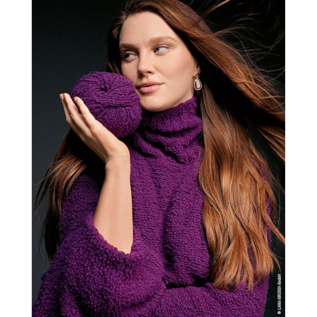 Lana Grossa Pattern Pullover mit Trompetenärmeln Strickanleitung - Lana Grossa (Heft) bei bei bei bei bei bei Lieblingsgarn