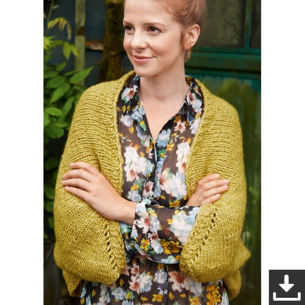 Lana Grossa Pattern Seelenwärmer Poncho Strickset - Lana Grossa (PDF) bei bei bei bei bei bei bei bei bei bei Lieblingsgarn