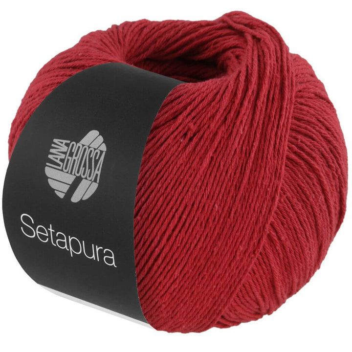 Lana Grossa Setapura, Farbe 9 Rot – Seide bei Lieblingsgarn