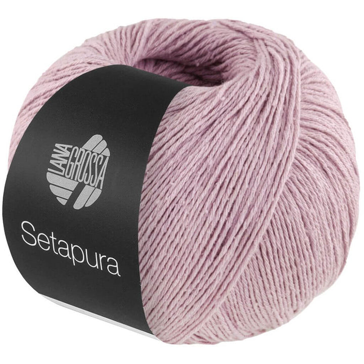 Lana Grossa Setapura, Farbe 26 Pastellrosa – Seide bei Lieblingsgarn