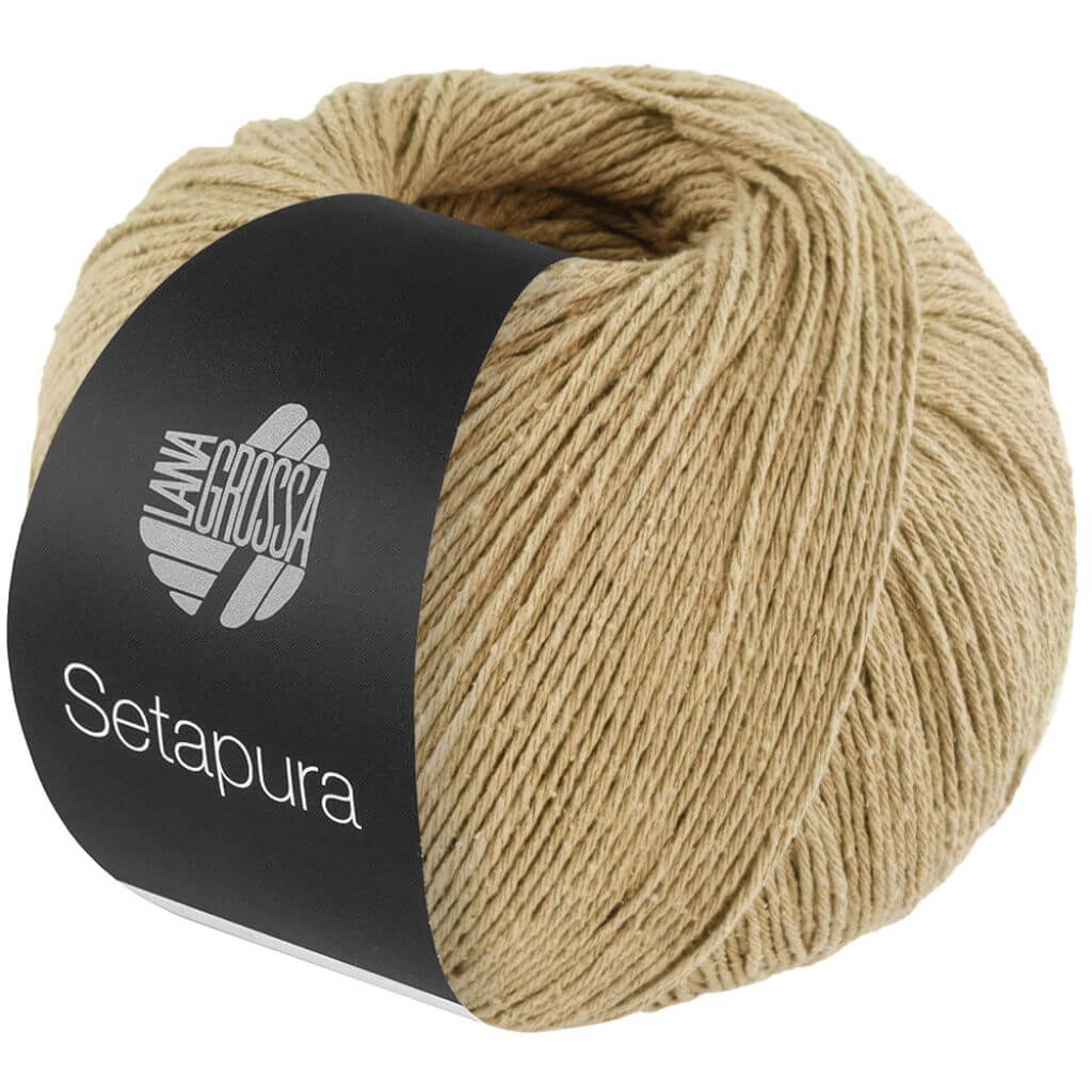 Lana Grossa Setapura, Farbe 28 Beige – Seide bei Lieblingsgarn