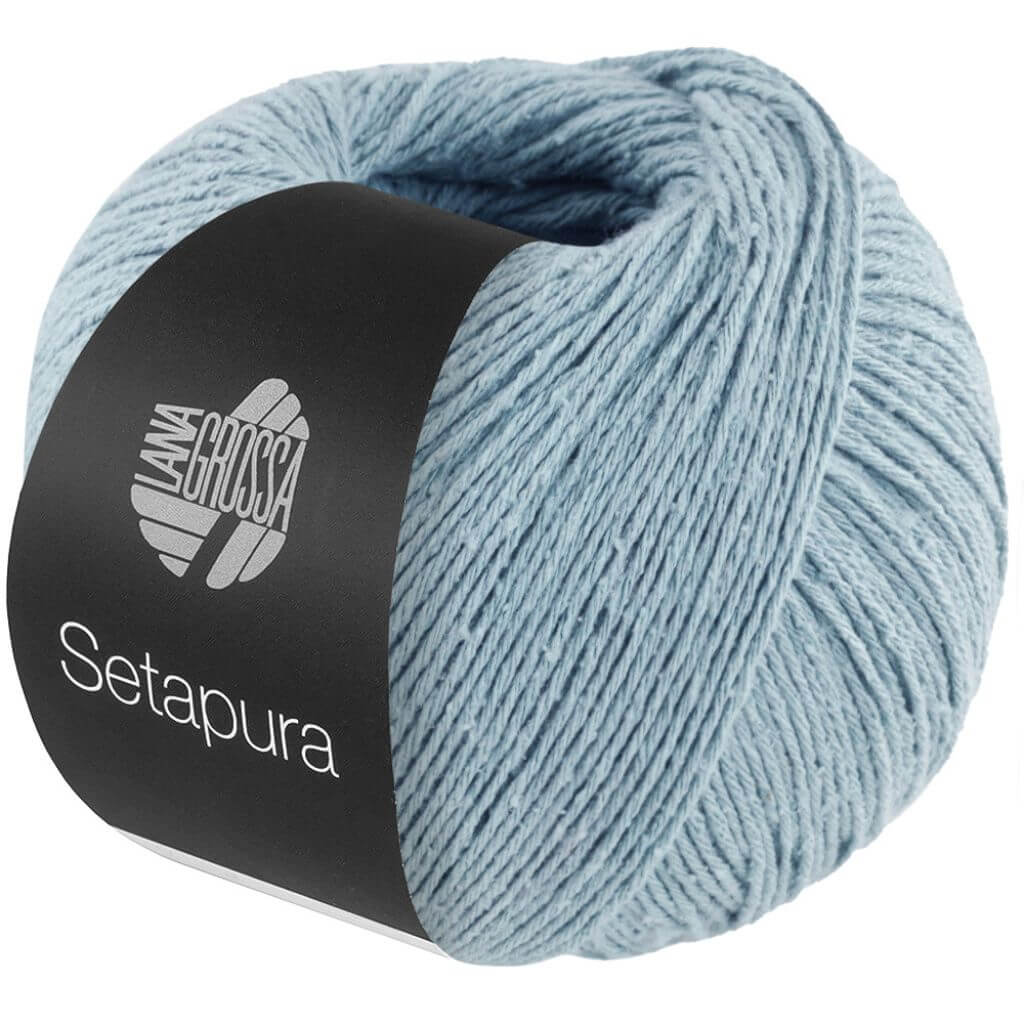 Lana Grossa Setapura, Farbe 29 Pastellblau – Seide bei Lieblingsgarn
