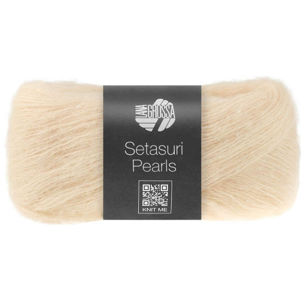 Lana Grossa Setasuri Pearls, Farbe 201 Hellbeige – Alpaka, Baumwolle und Seide bei Lieblingsgarn