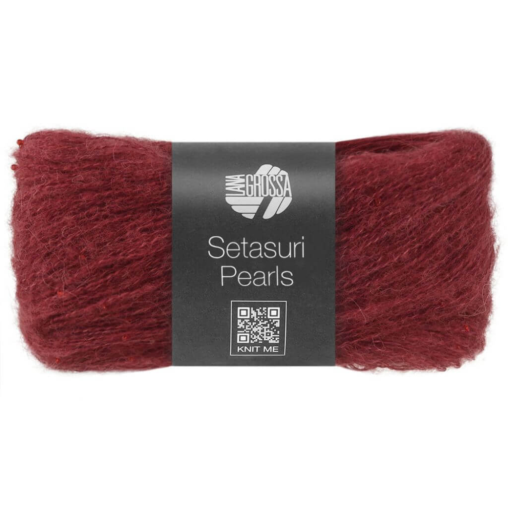 Lana Grossa Setasuri Pearls, Farbe 205 Bordeaux – Alpaka, Baumwolle und Seide bei Lieblingsgarn