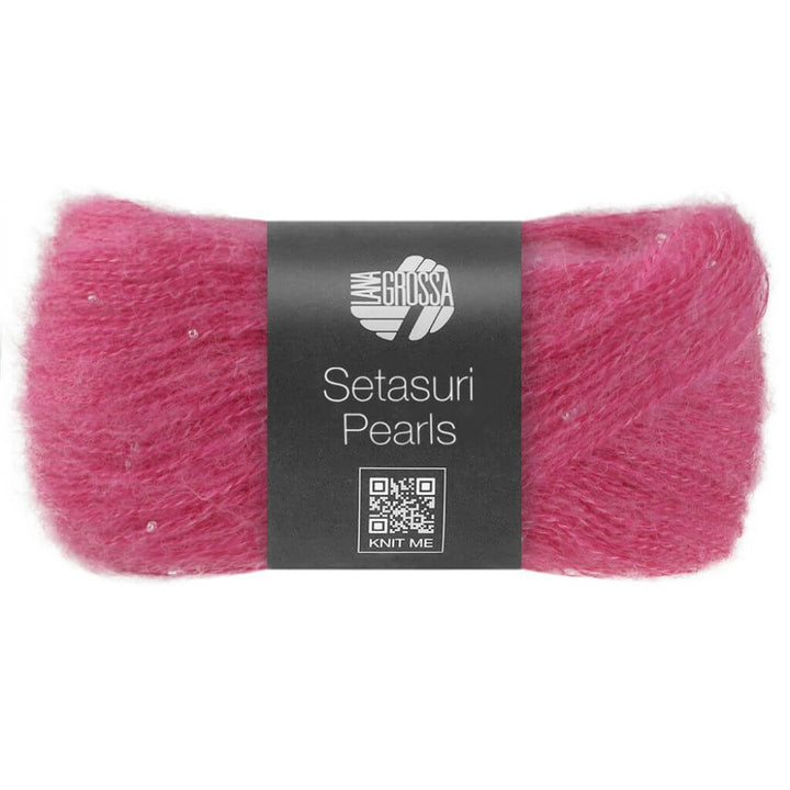 Lana Grossa Setasuri Pearls, Farbe 206 Pink – Alpaka, Baumwolle und Seide bei Lieblingsgarn