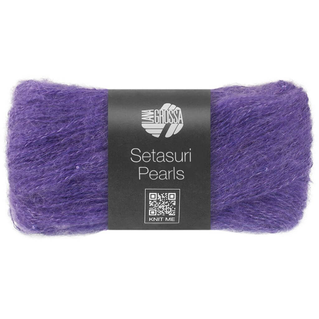 Lana Grossa Setasuri Pearls, Farbe 207 Violett – Alpaka, Baumwolle und Seide bei Lieblingsgarn