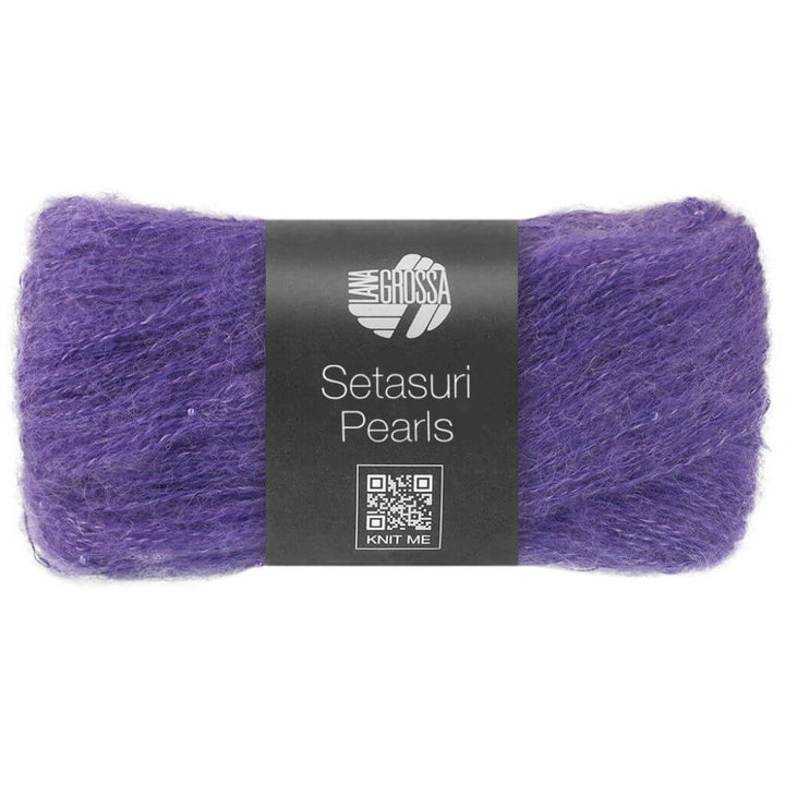 Lana Grossa Setasuri Pearls, Farbe 207 Violett – Alpaka, Baumwolle und Seide bei Lieblingsgarn