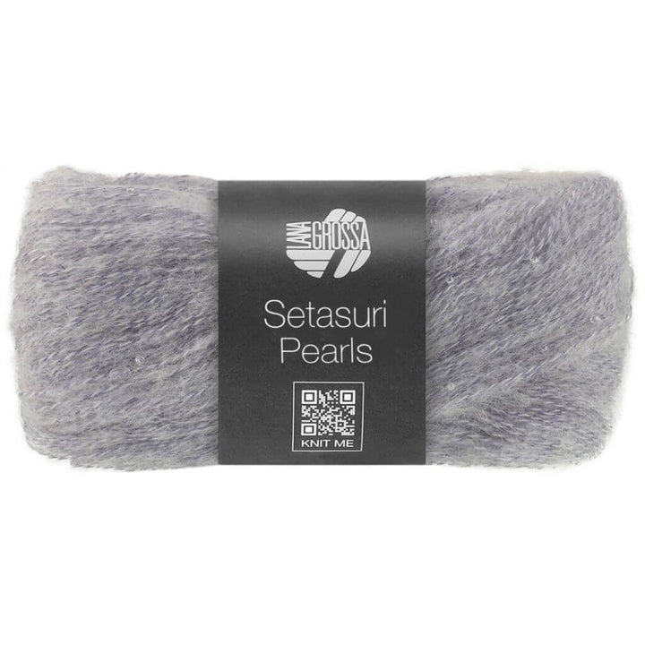 Lana Grossa Setasuri Pearls, Farbe 208 Veilchenblau – Alpaka, Baumwolle und Seide bei Lieblingsgarn