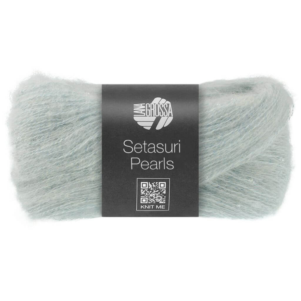 Lana Grossa Setasuri Pearls, Farbe 209 Zartblau – Alpaka, Baumwolle und Seide bei Lieblingsgarn