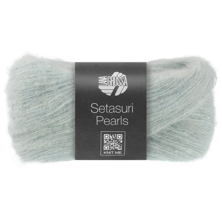 Lana Grossa Setasuri Pearls, Farbe 209 Zartblau – Alpaka, Baumwolle und Seide bei Lieblingsgarn