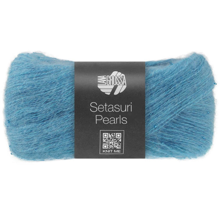 Lana Grossa Setasuri Pearls, Farbe 210 Türkis – Alpaka, Baumwolle und Seide bei Lieblingsgarn
