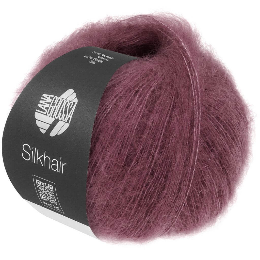 Lana Grossa Silkhair, Farbe 216 Mauve – Mohair und Seide bei Lieblingsgarn