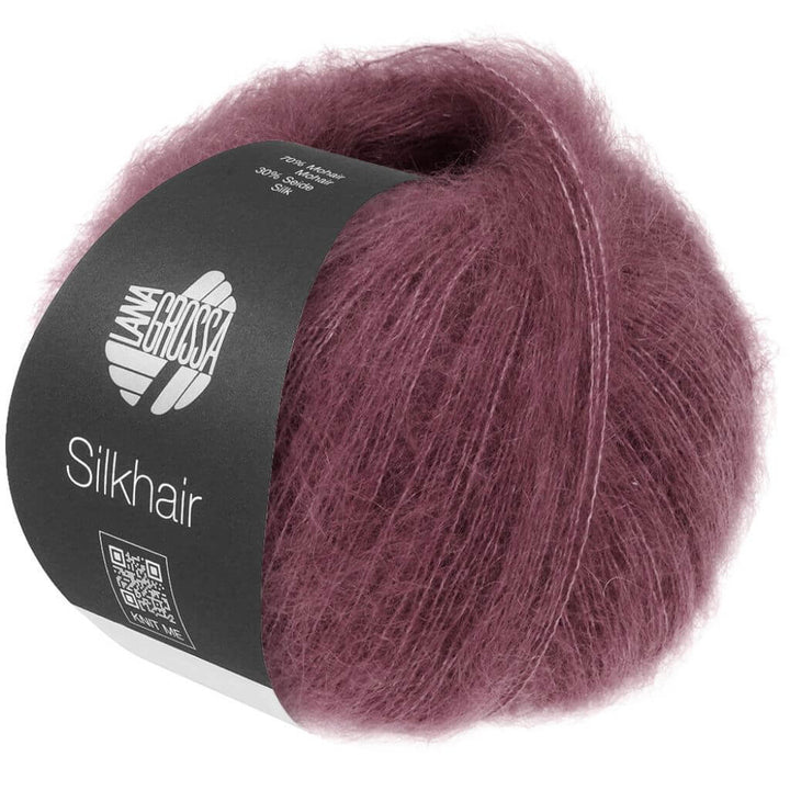 Lana Grossa Silkhair, Farbe 216 Mauve – Mohair und Seide bei Lieblingsgarn