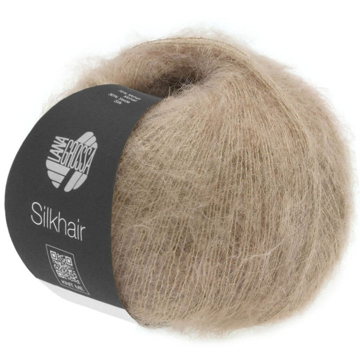 Lana Grossa Silkhair, Farbe 123 Perlbeige – Mohair und Seide bei Lieblingsgarn