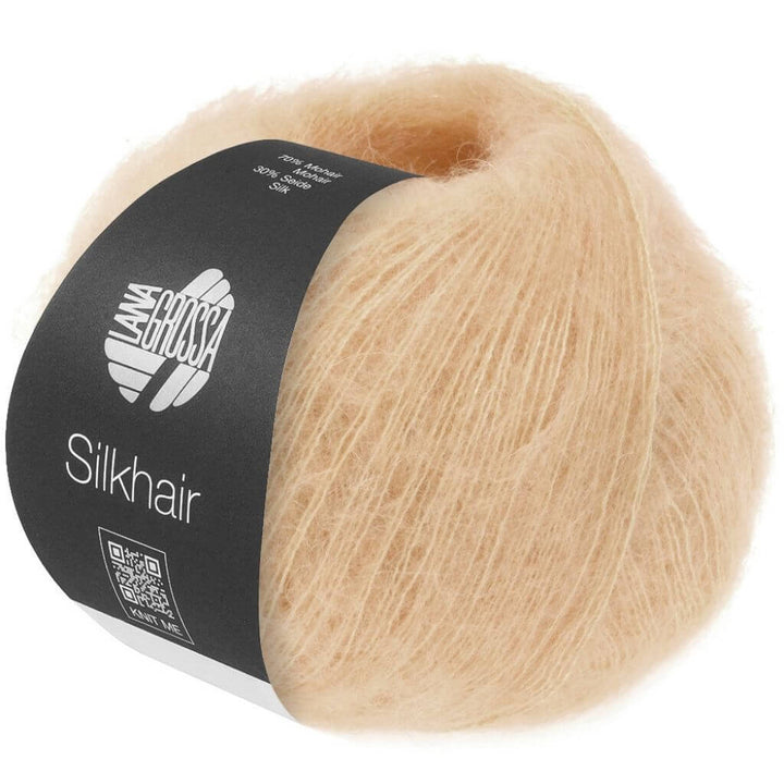 Lana Grossa Silkhair, Farbe 213 Puderbeige – Mohair und Seide bei Lieblingsgarn