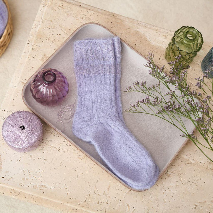 Lana Grossa Pattern Socken mit Glitzerstreifen Strickanleitung - Lana Grossa (Heft) bei bei bei bei bei bei Lieblingsgarn