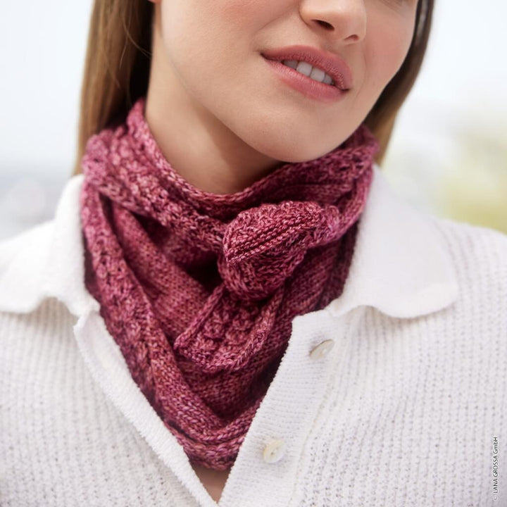 Lana Grossa Vintage Halstuch Strickanleitung - Lana Grossa (Heft) bei bei bei bei bei bei bei bei bei bei bei Lieblingsgarn