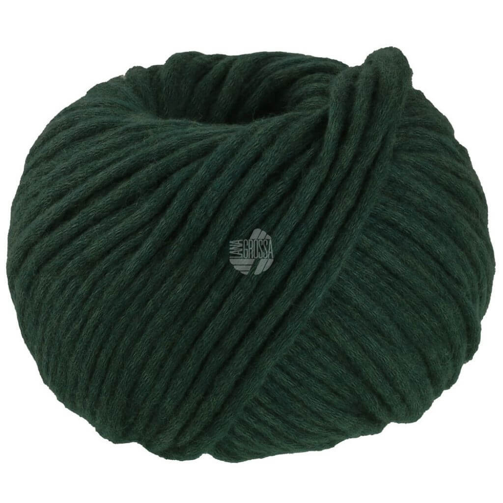 Lana Grossa Winter Softness, Farbe 5 Dunkelgrün – Baumwolle und Merino bei Lieblingsgarn