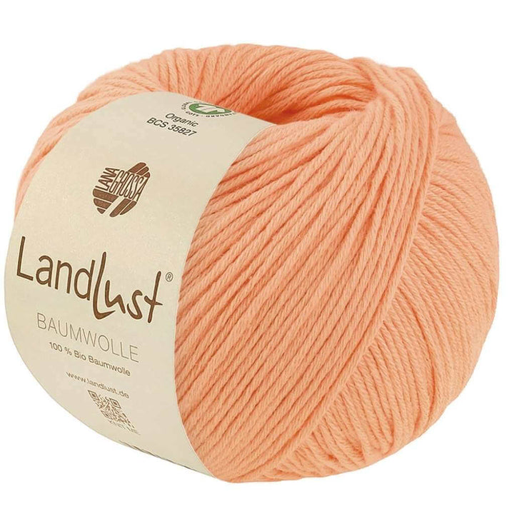 Lana Grossa Landlust Baumwolle GOTS, Farbe 41 Apricot – Baumwolle bei Lieblingsgarn