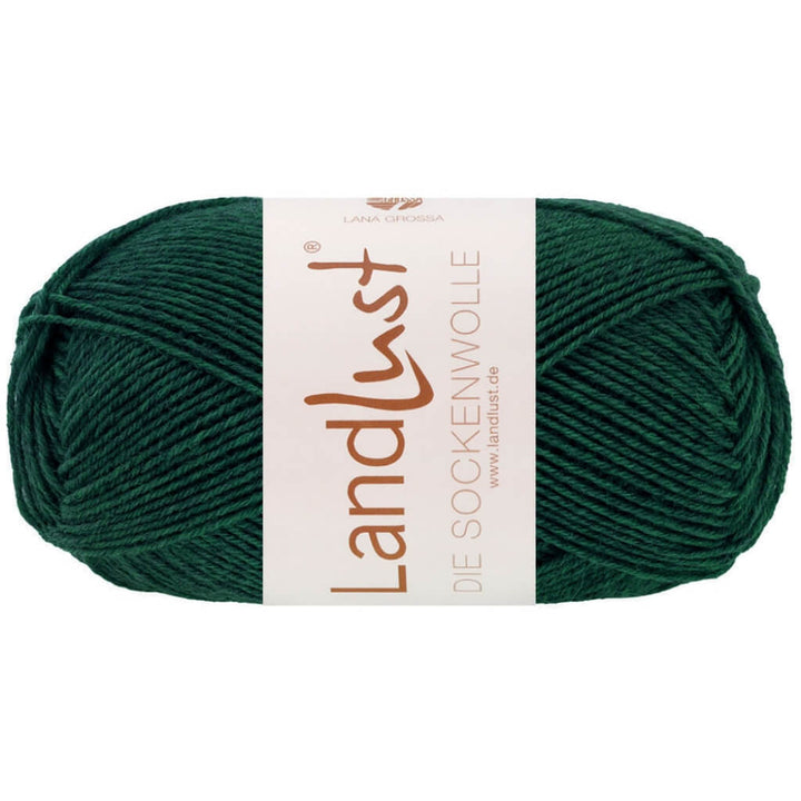Lana Grossa Landlust die Sockenwolle Mélange, Farbe 1612 Dunkelpetrol Meliert – Merino, Schurwolle und bei Lieblingsgarn