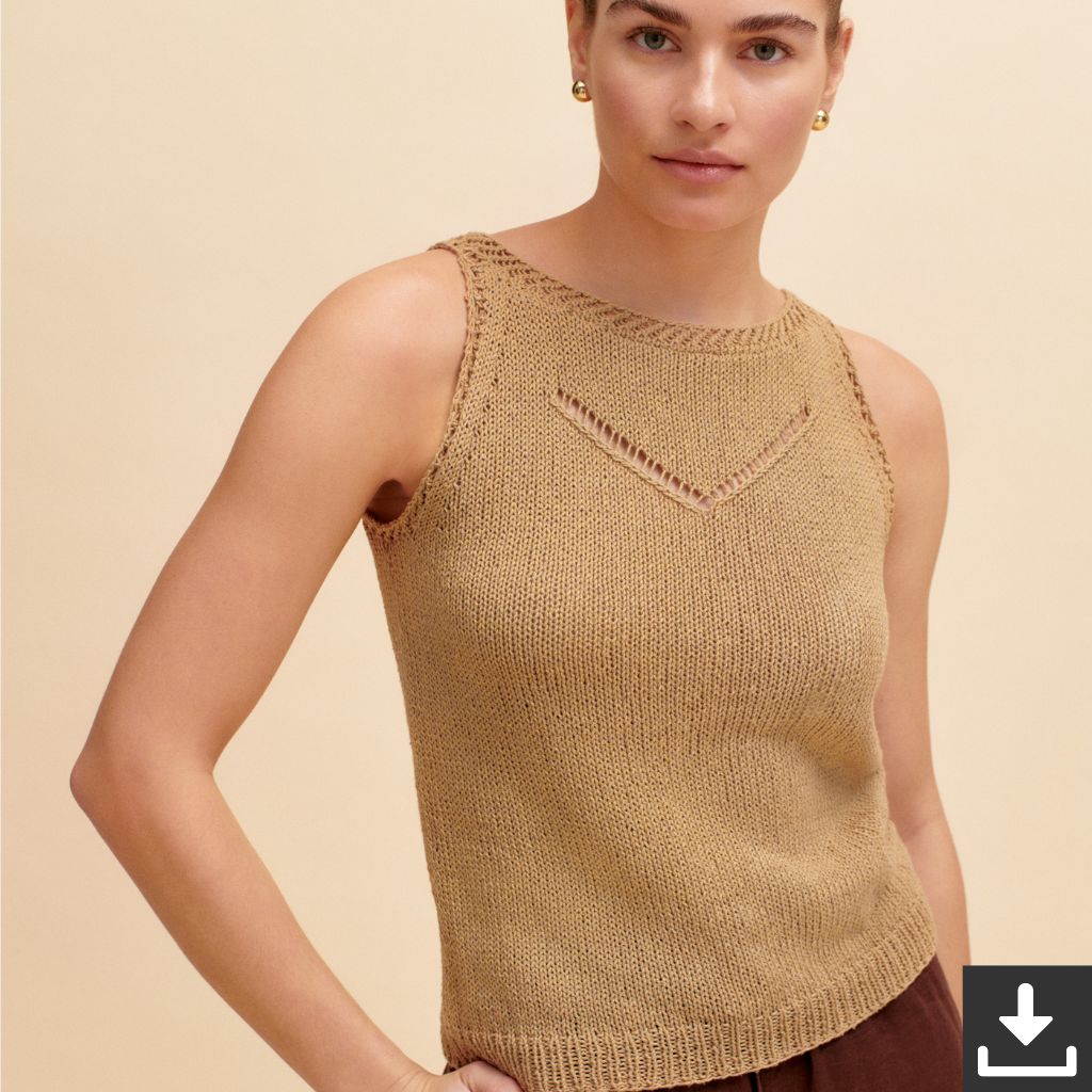 Lana Grossa Pattern Luftiges Top Strickset - Lana Grossa (PDF) bei bei bei bei bei bei bei bei bei bei Lieblingsgarn