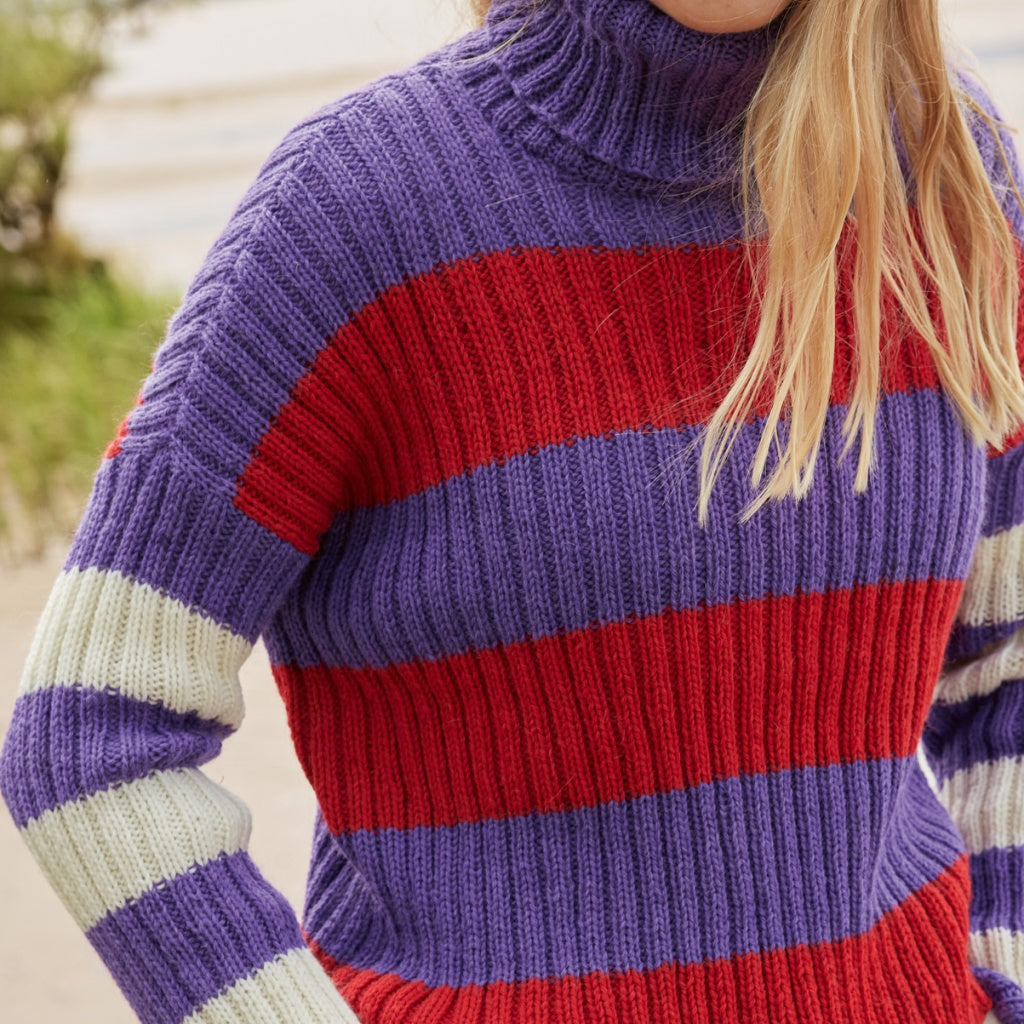 Lana Grossa Pattern Damen Rollkragenpullover Strickanleitung - Lana Grossa (PDF) bei bei bei bei bei bei bei Lieblingsgarn