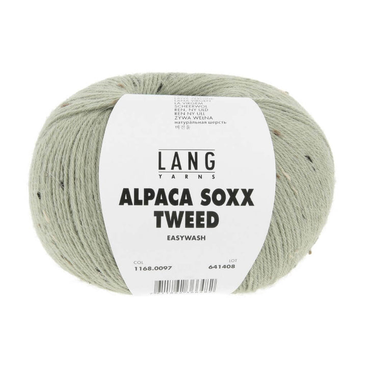 Lang Yarns Alpaca Soxx Tweed, Farbe 097 Olive – Alpaka, Schurwolle und Synthetik bei Lieblingsgarn