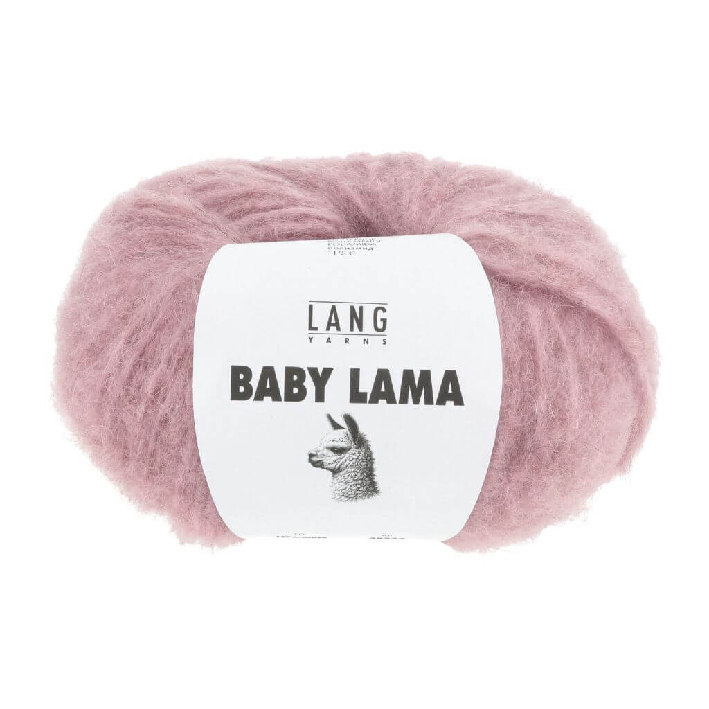 Lang Yarns Baby Lama, Farbe 009 Rosa – Lama und Synthetik bei Lieblingsgarn